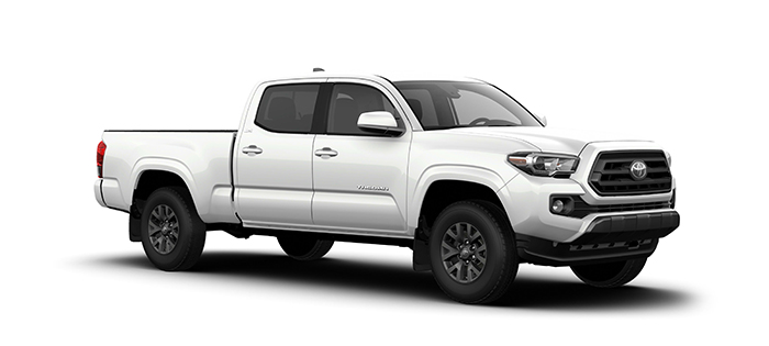 Toyota tacoma double cab sr5 in white